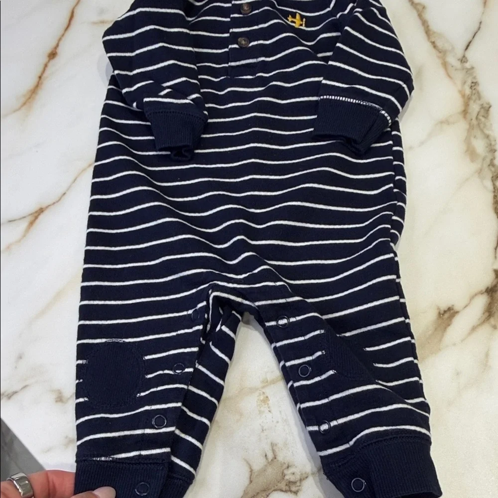 Carter’s Navy Striped Kids One Piece